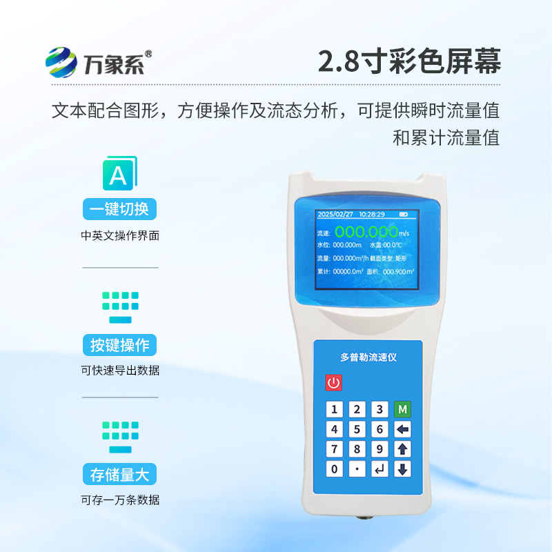 流速流量測量的好幫手，超聲波多普勒流速儀！